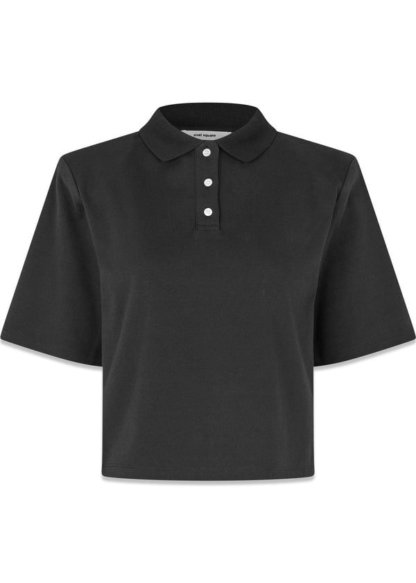 Lana Polo - Black-T-shirts-Oval Square-Butler Loftet