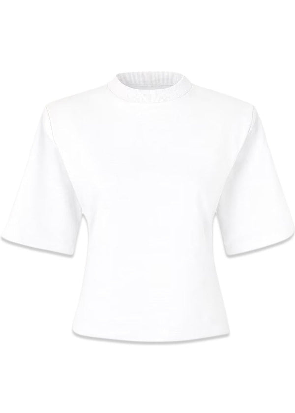 Lana Tee - White-T-shirts-Oval Square-Butler Loftet