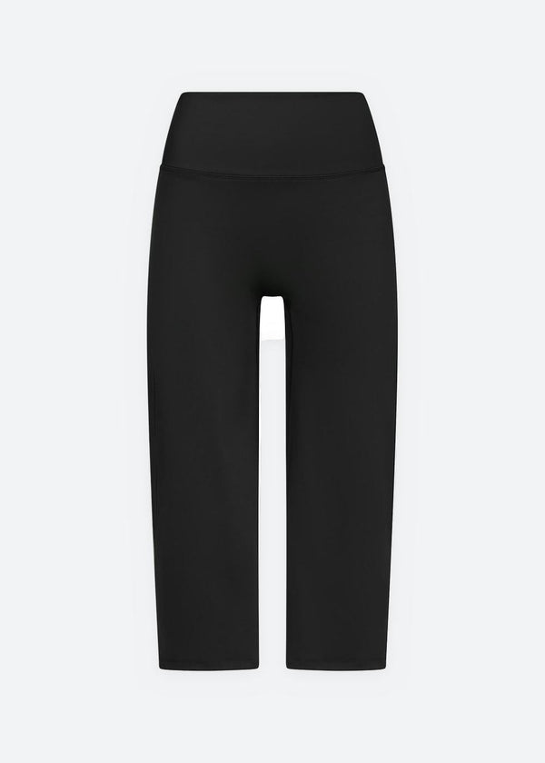 Lauri Wide Capri Pants - Black