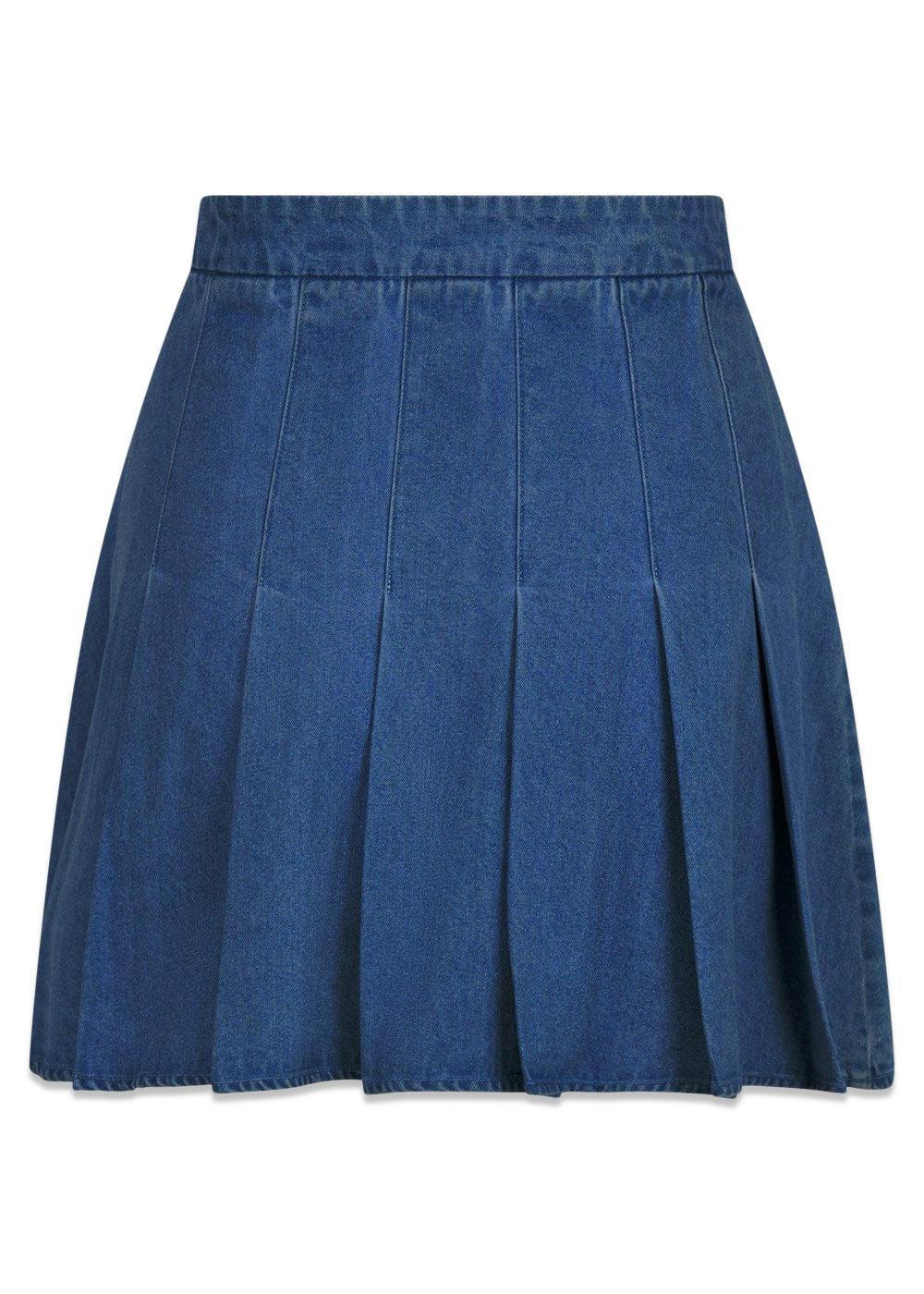 Laurina Denim Skirt - Dark Blue