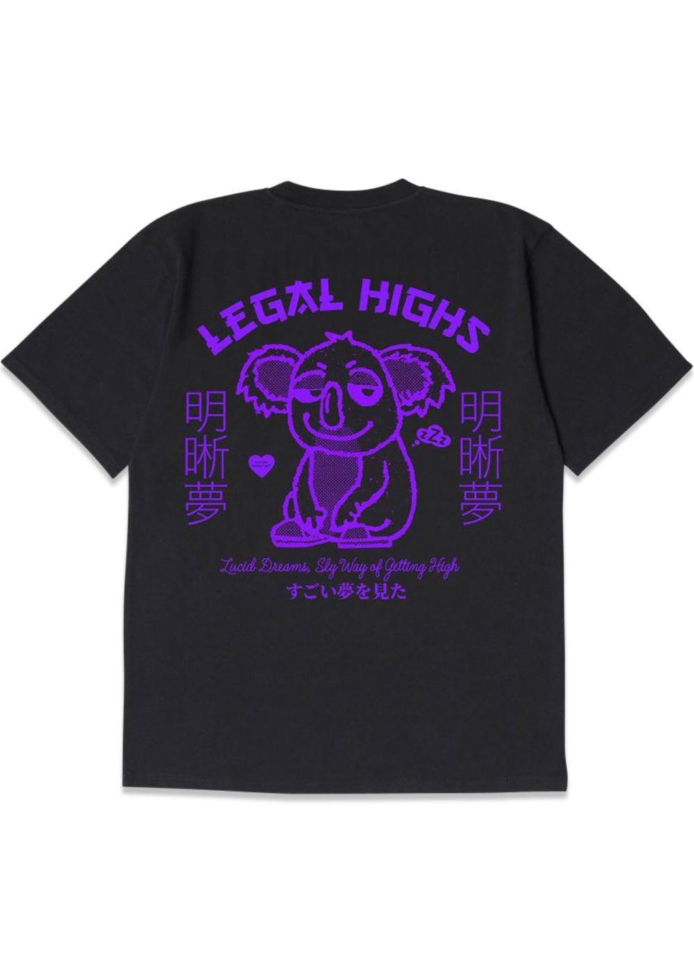 Legal Highs T-Shirt - Black-T-shirts-Edwin-Butler Loftet