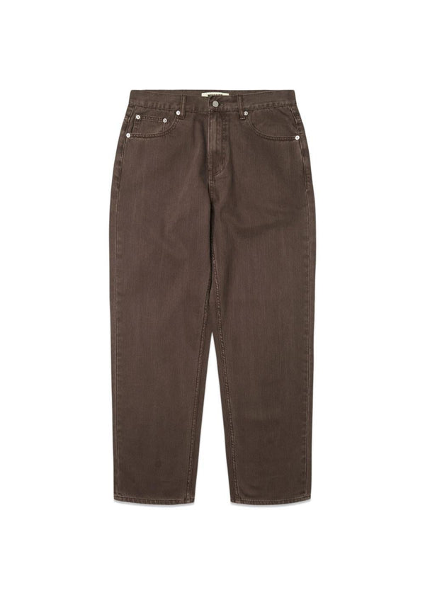Leroy Brown Jeans - Washed Brown-Jeans-Woodbird-Butler Loftet
