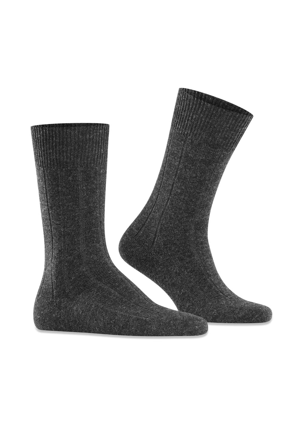 Lhasa - Antracit Mel-Socks/stockings-Falke-Butler Loftet