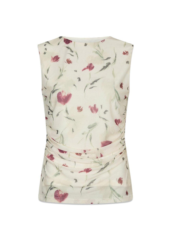 Liblana Artist Mesh Top - Creme-Top-Neo Noir-Butler Loftet
