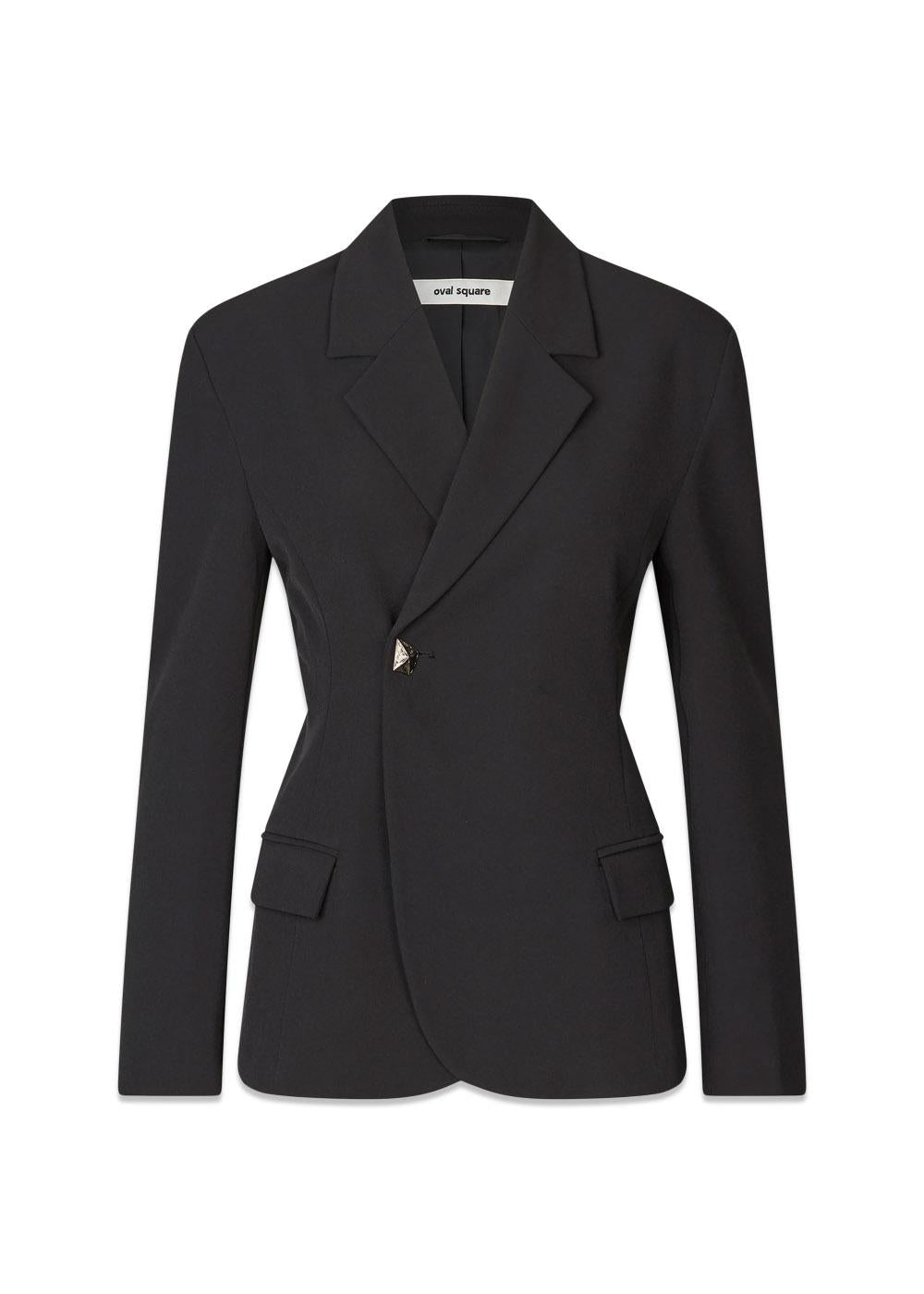 Lily Blazer - Black-Blazers-Oval Square-Butler Loftet