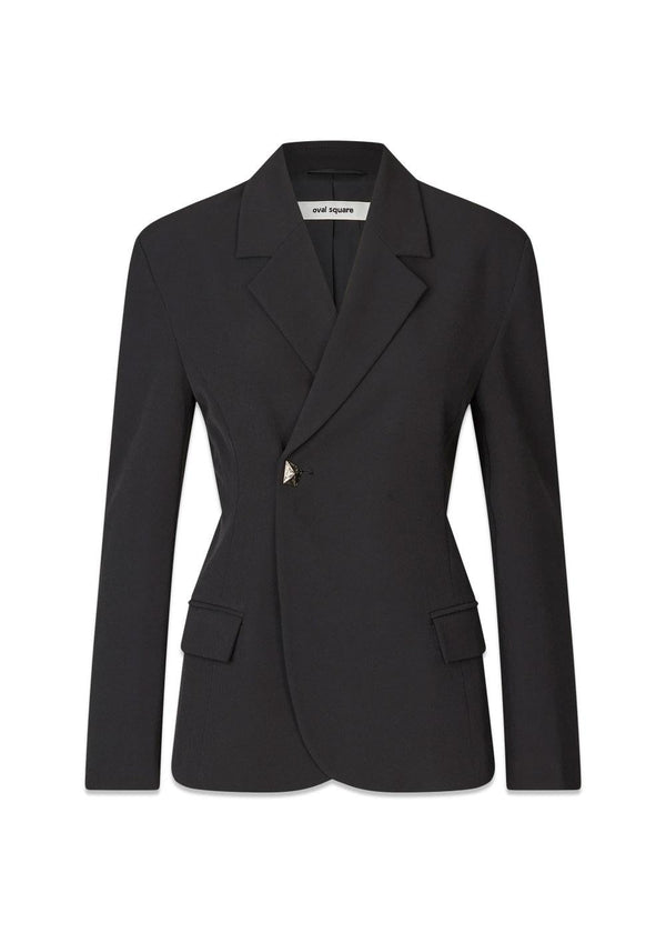 Lily Blazer - Black-Blazers-Oval Square-Butler Loftet