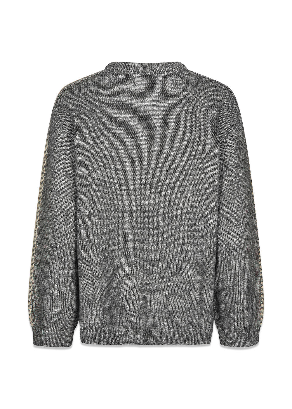 LineMD o-neck - Dark Grey Melange-Knitwear-Modström-Butler Loftet