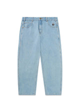 Lock Baggy Denim Jeans - Light Indigo