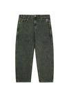 Lock Baggy Denim Jeans - Washed Ivy