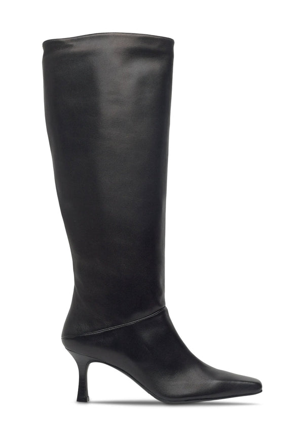 Long Boots - Black Nappa 70-Shoes-Billi Bi-Butler Loftet