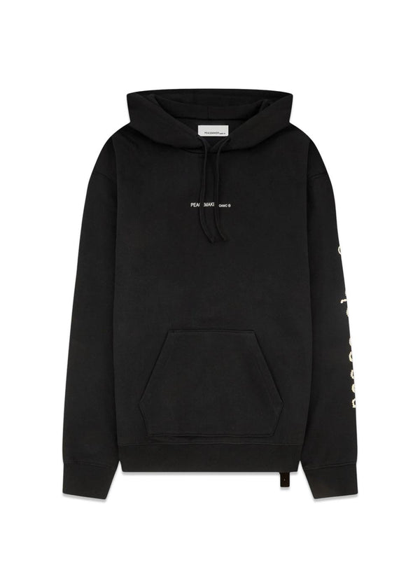 Loose Fit Hoodie Pigeon Print - Black-Sweatshirts-OAMC Peacemaker-Butler Loftet