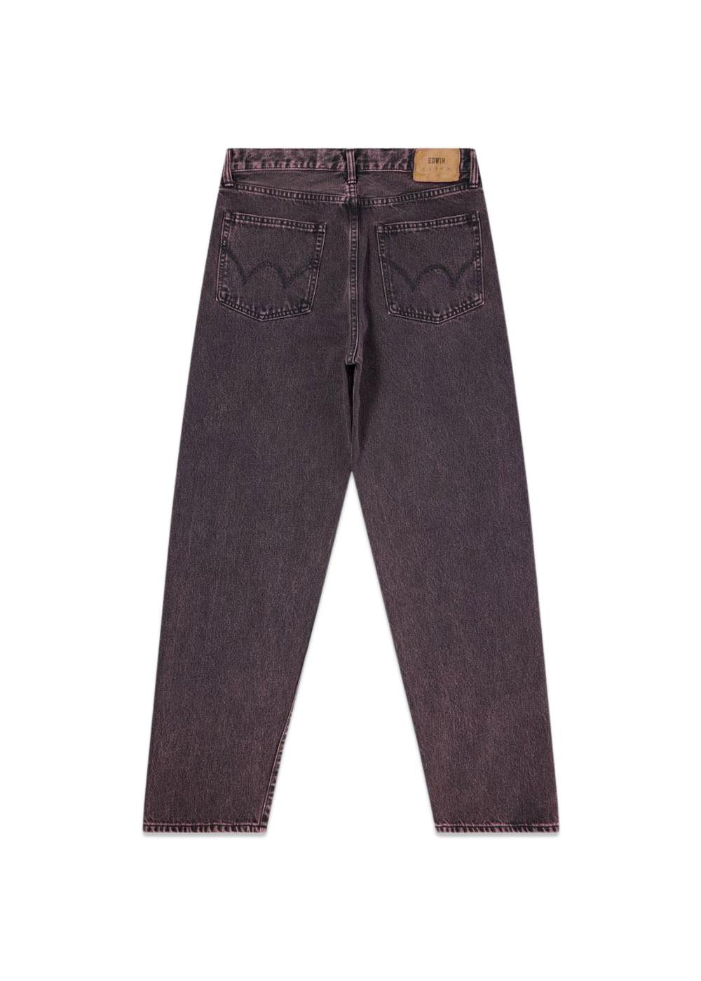 Loose Jeans Black Pink Overdye - Black Pink Overdye-Jeans-Edwin-Butler Loftet