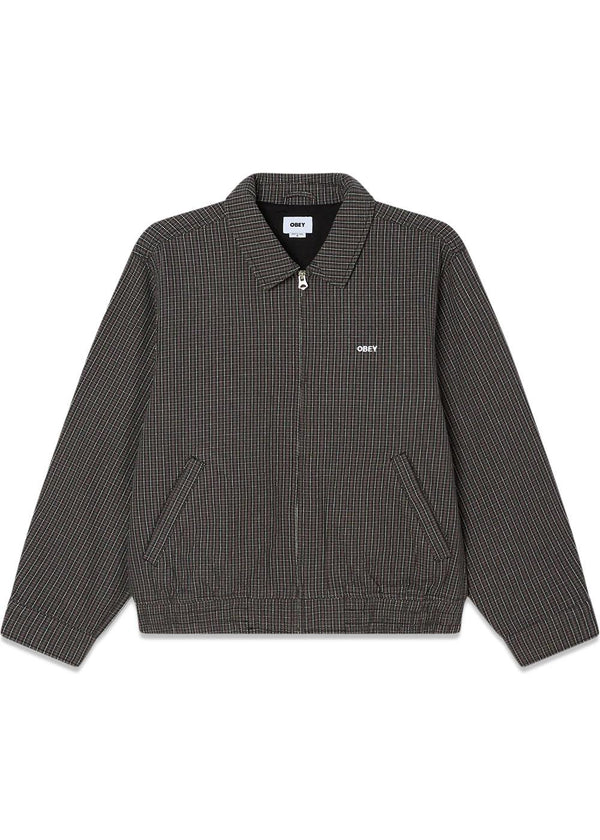 Luther Blouson Jacket - Black/Multi-Outerwear-OBEY-Butler Loftet