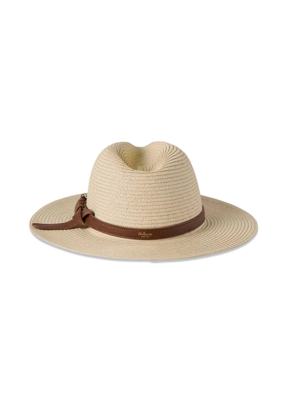 Lyra Panama Hat Paper - Beige-Headwear-Mulberry-Butler Loftet