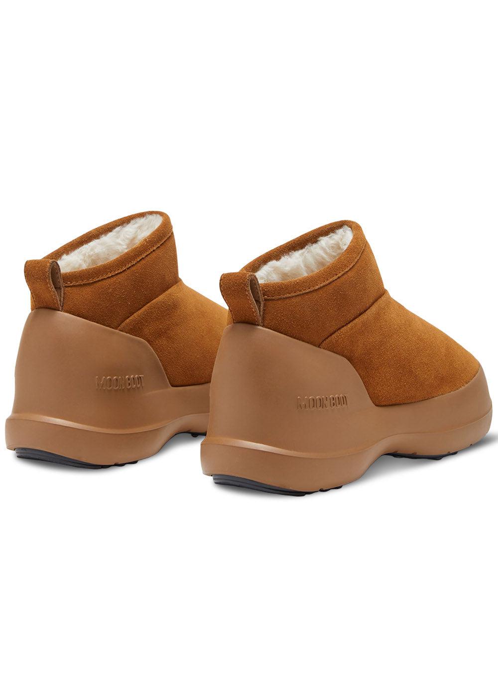 MB LUNA LOW BOOT SUEDE - Cognac-Boots-Moon Boot-Butler Loftet