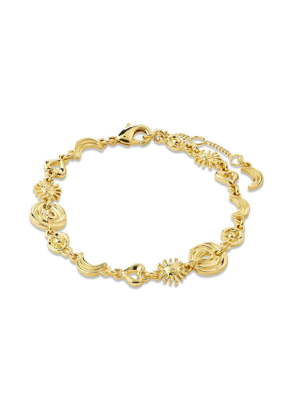 MISHA bracelet gold-plated - Gold Plated-Jewellery-Pilgrim-Butler Loftet