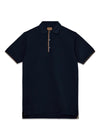MMGHarvey Polo Ss Tee - Navy-T-shirts-Mos Mosh Gallery-Butler Loftet
