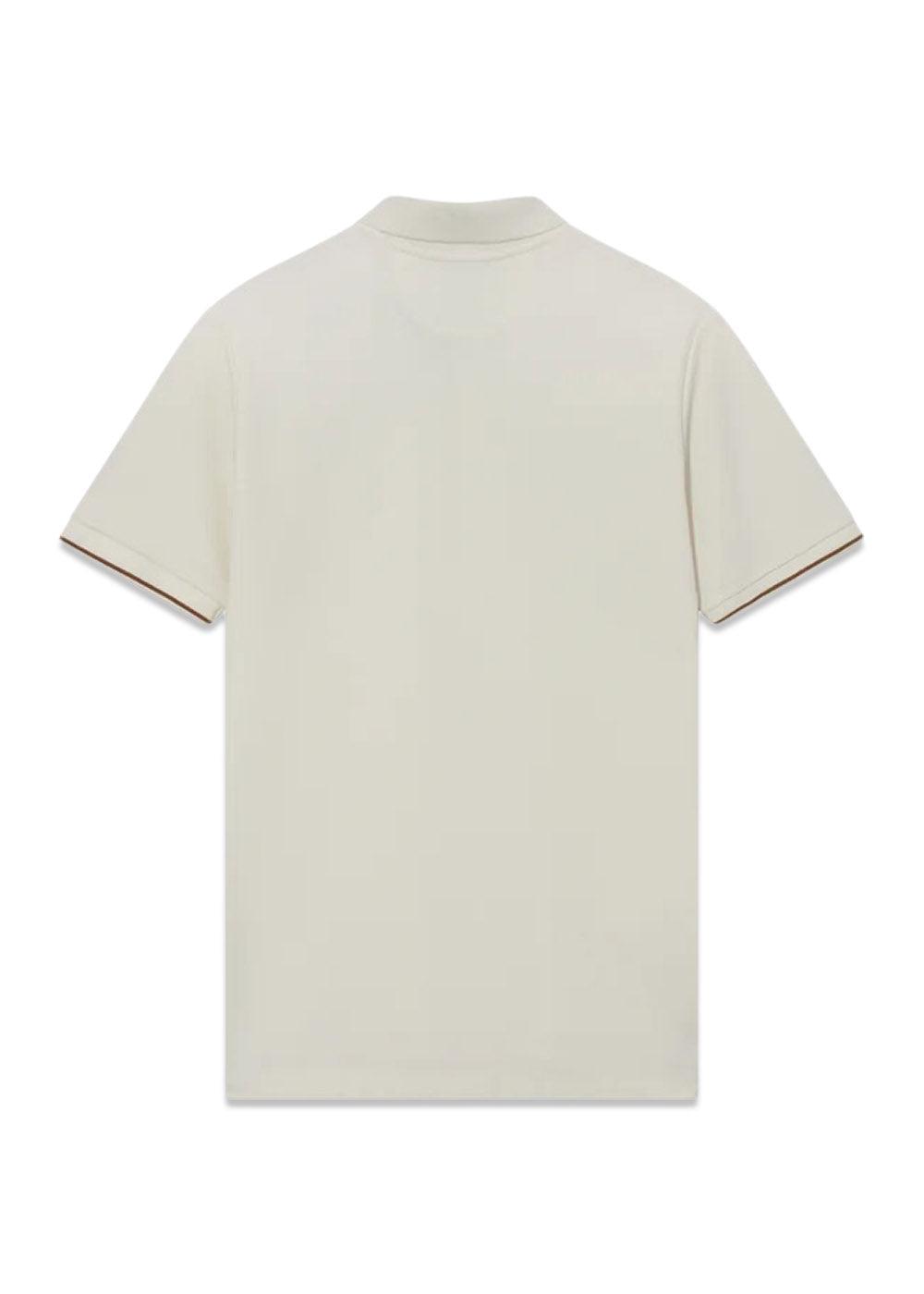 MMGHarvey Polo Ss Tee - Offwhite