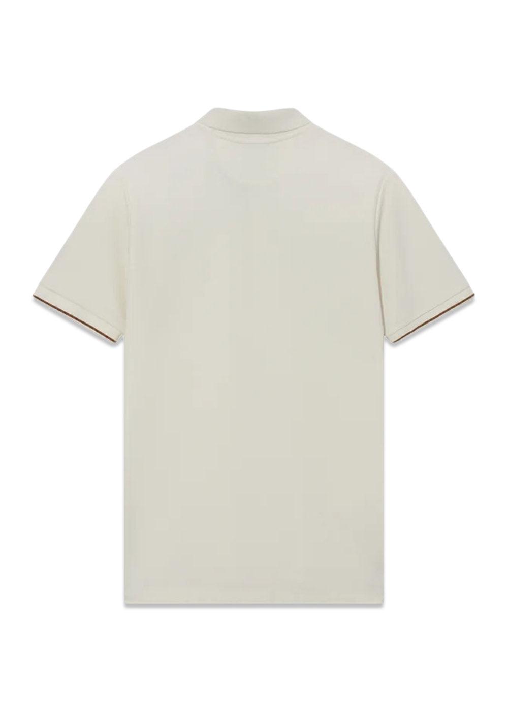 MMGHarvey Polo Ss Tee - Offwhite-T-shirts-Mos Mosh Gallery-Butler Loftet
