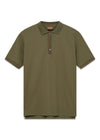 MMGHarvey Polo Ss Tee - Olive Tree