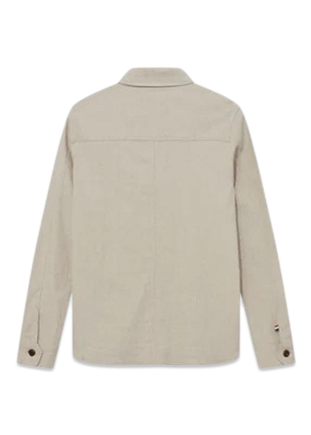 MMGMilo Plage Overshirt - Ecru Melange-Shirts-Mos Mosh Gallery-Butler Loftet