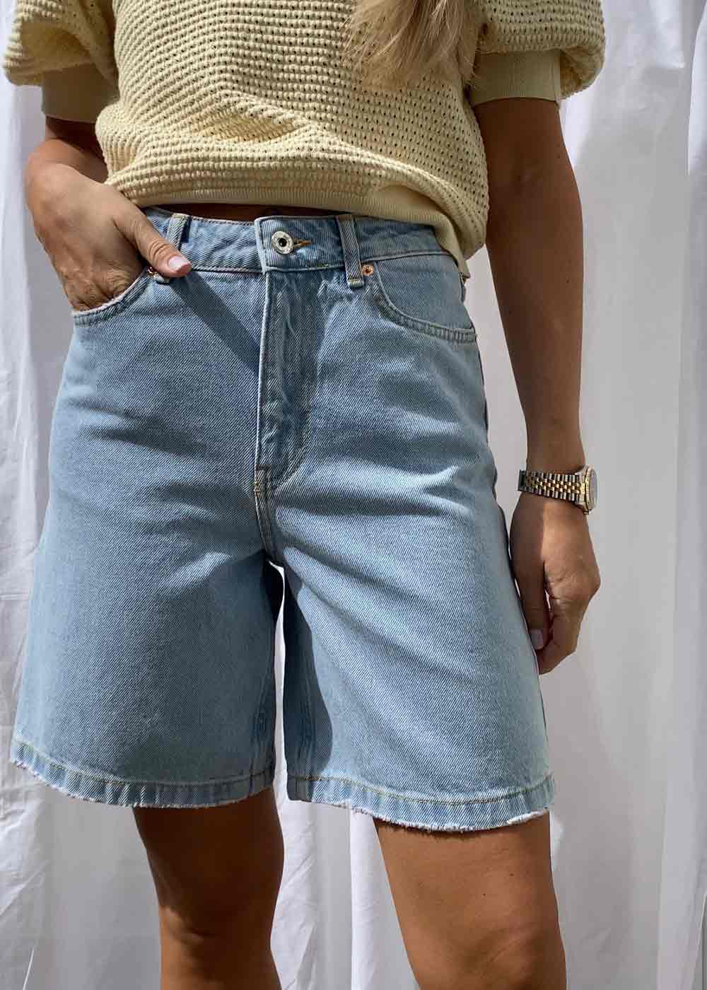 Maggie Brando Shorts - 90S Blue