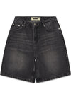 Maggie Eclipse Shorts - Grey-Black-Shorts-Woodbird-Butler Loftet