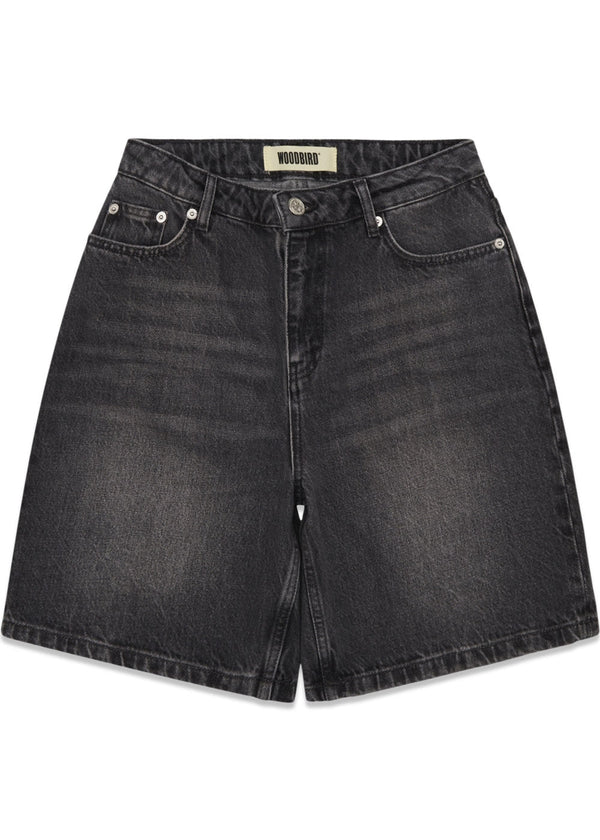 Maggie Eclipse Shorts - Grey-Black-Shorts-Woodbird-Butler Loftet