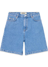 Maggie Light Stone Shorts - Blue-Shorts-Woodbird-Butler Loftet