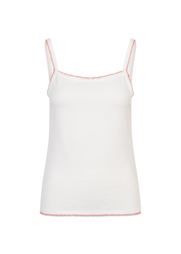 MaisyMD strap top - Soft White-Top-Modström-Butler Loftet