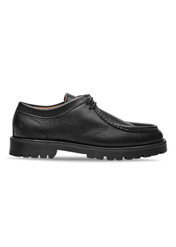 Malo - Black Tumbled Leather-Shoes-Playboy Footwear-Butler Loftet