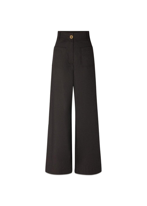 Manhatti Wide pants - Espresso-Pants-Sessùn-Butler Loftet