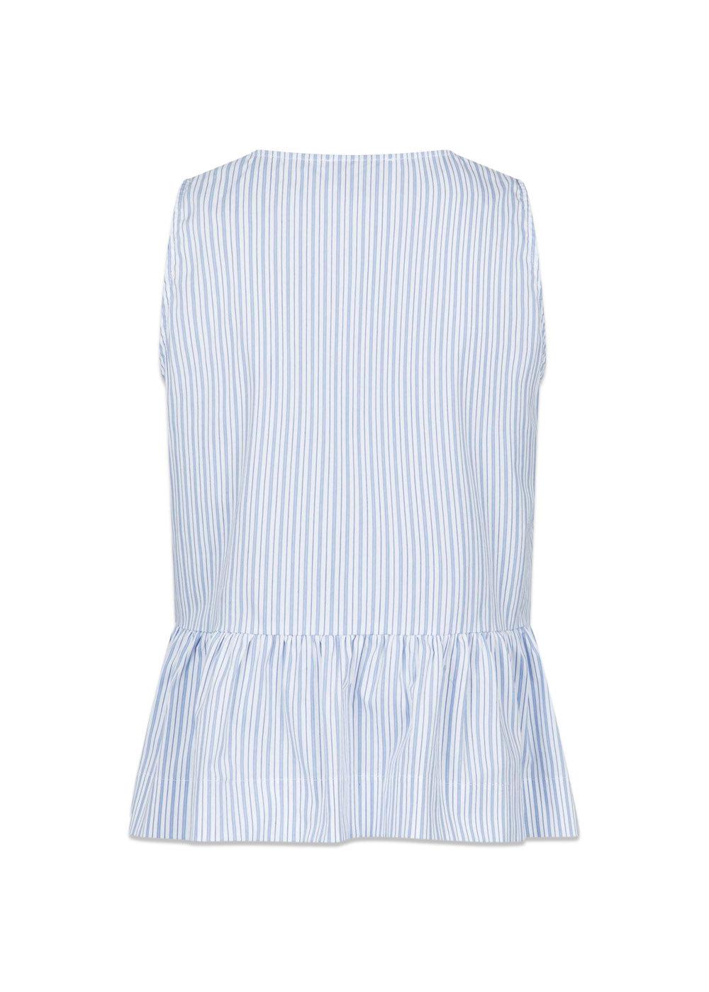 Manja Stripe Top - Light Blue