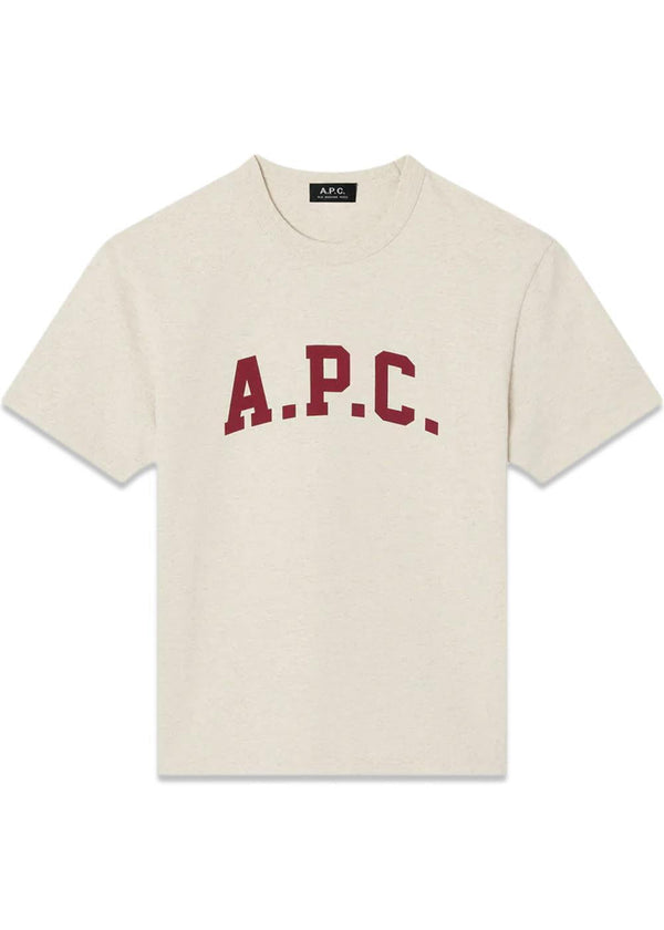 Marcus TEE - Ecru Chine-T-shirts-A.P.C-Butler Loftet