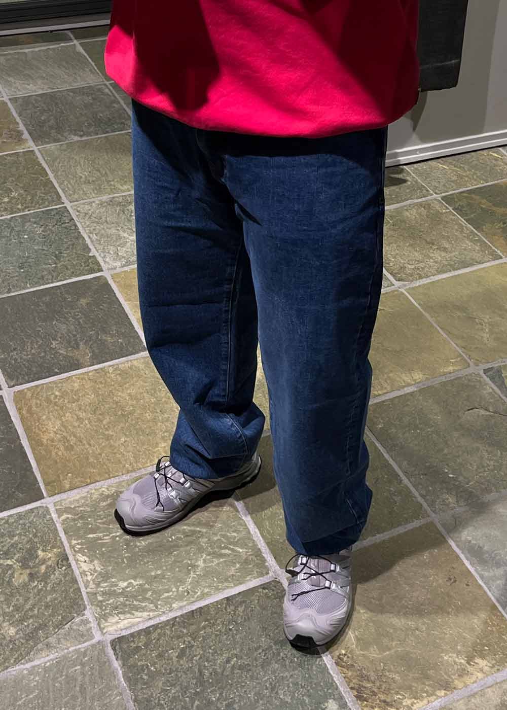 Matrix Pant - Blue Mid Marble-Jeans-Edwin-Butler Loftet
