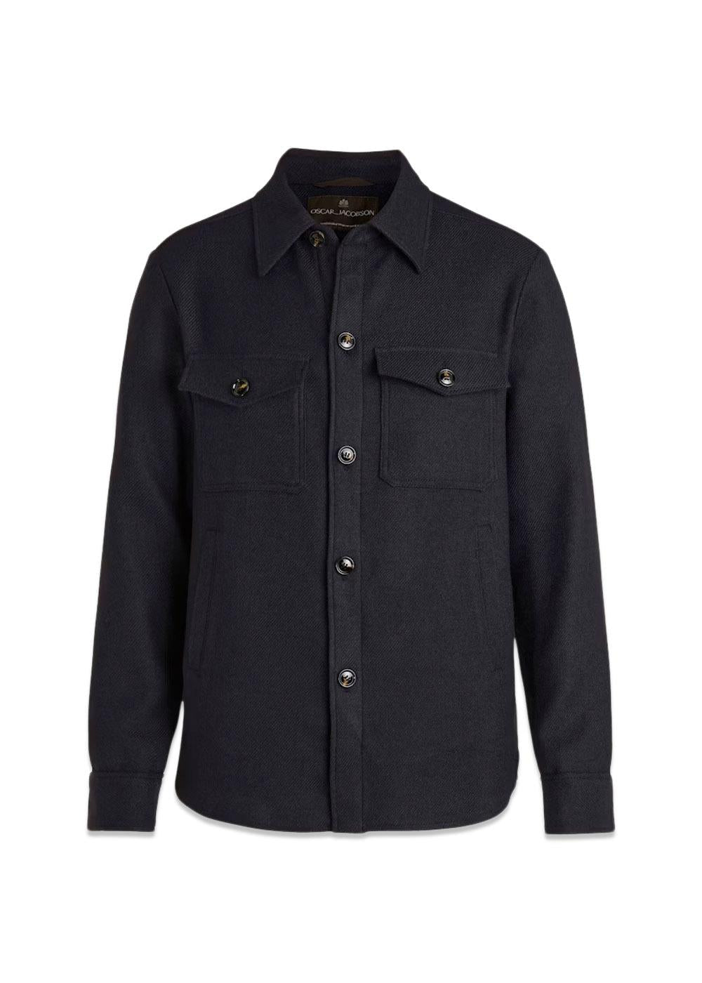 Maverick Jacket - Navy-Outerwear-Oscar Jacobson-Butler Loftet