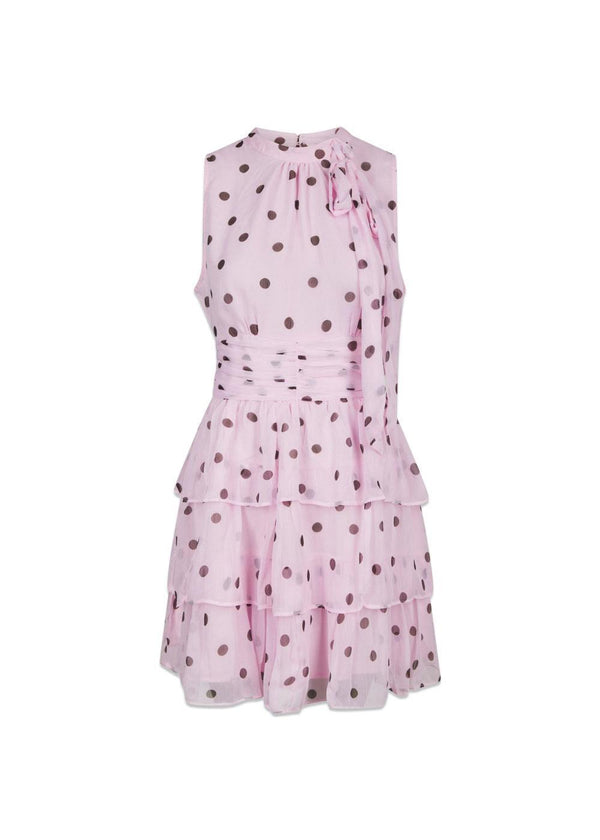 May Big Dot Dress - Light Pink-Dress-Neo Noir-Butler Loftet