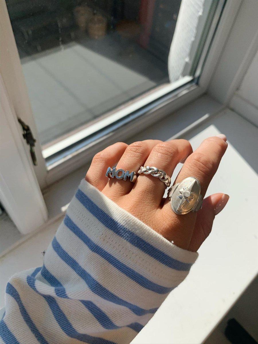 Medium braided ring - Sterling Sølv Jewellery759_JK0007R-S_STERLINGSØLV_492999001599355- Butler Loftet