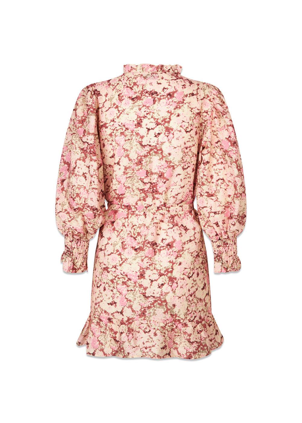 MeliaMD print LS dress - Pink Blossom-Dress-Modström-Butler Loftet