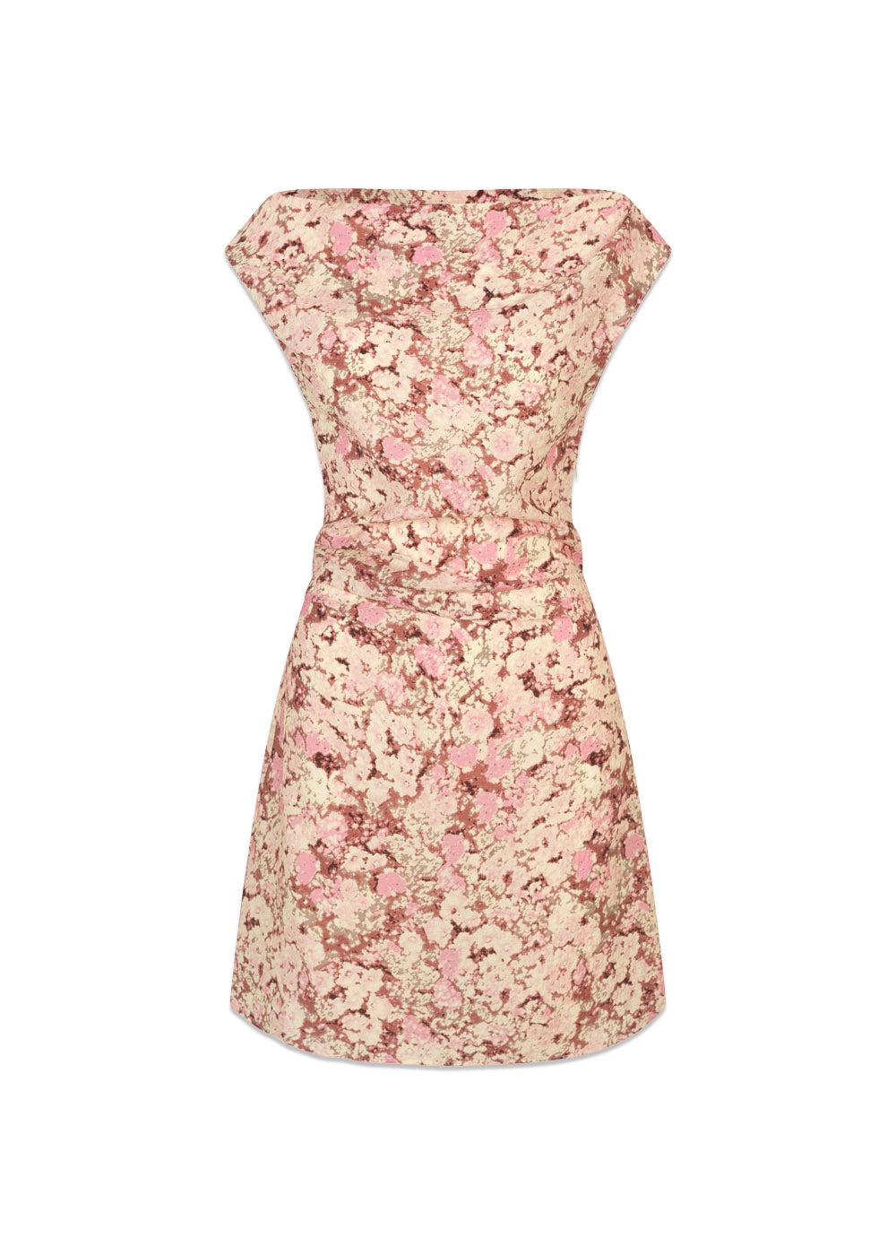MeliaMD print dress - Pink Blossom-Dress-Modström-Butler Loftet