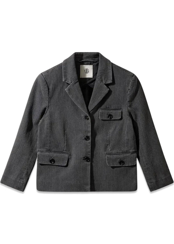 Merci Jacket - Black Denim-Outerwear-The Garment-Butler Loftet