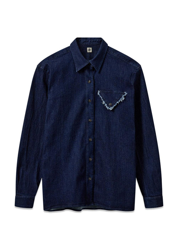 Merci Shirt - Dark Denim-Shirts-The Garment-Butler Loftet