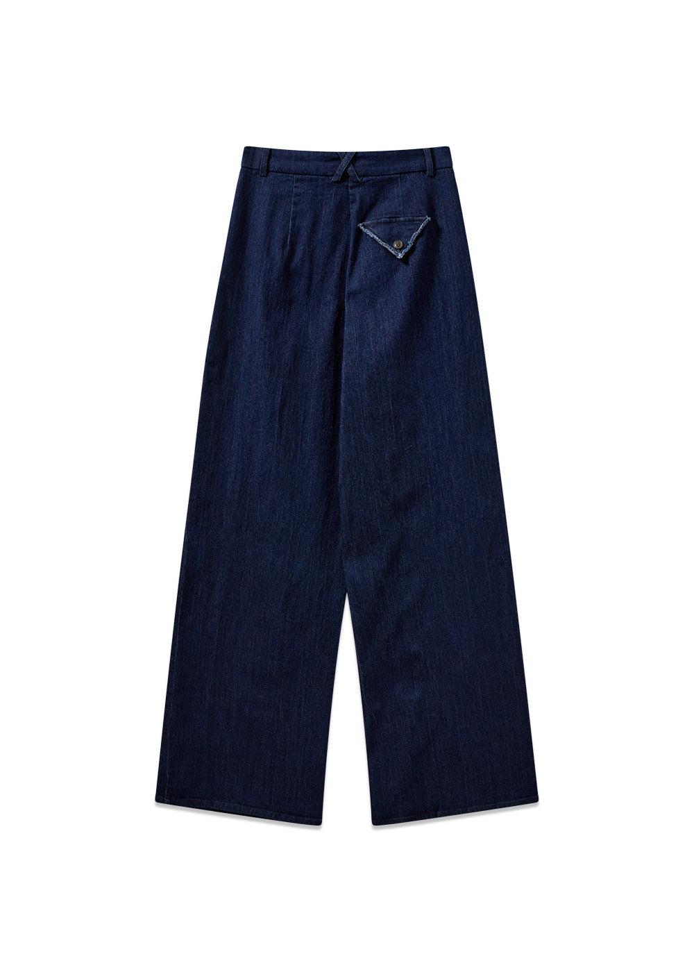 Merci Wide Pants - Dark Denim