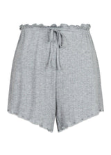 Merritt Pointelle Shorts - Light Grey