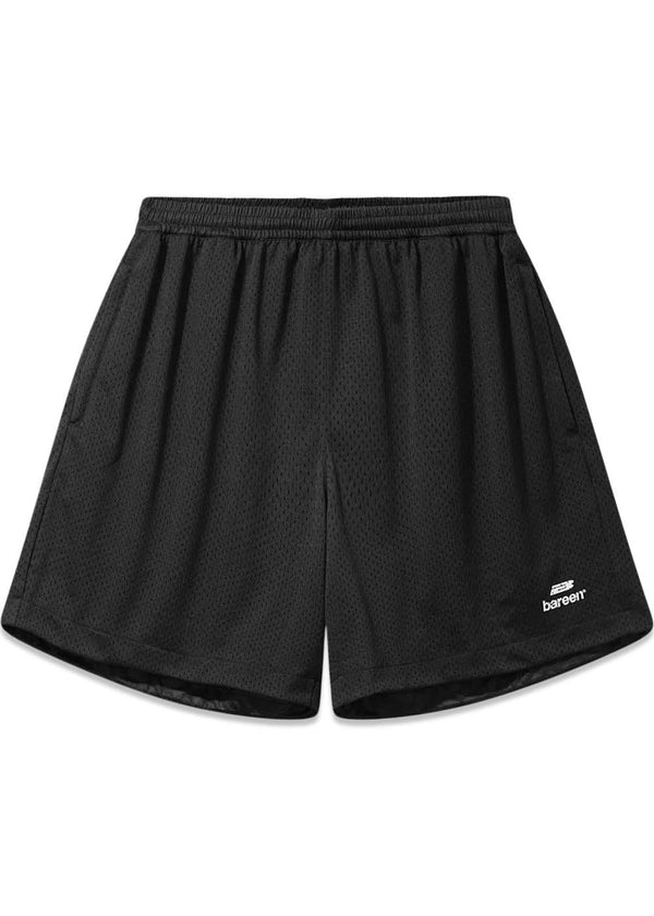 Mesh Shorts - Black-Shorts-Bareen-Butler Loftet