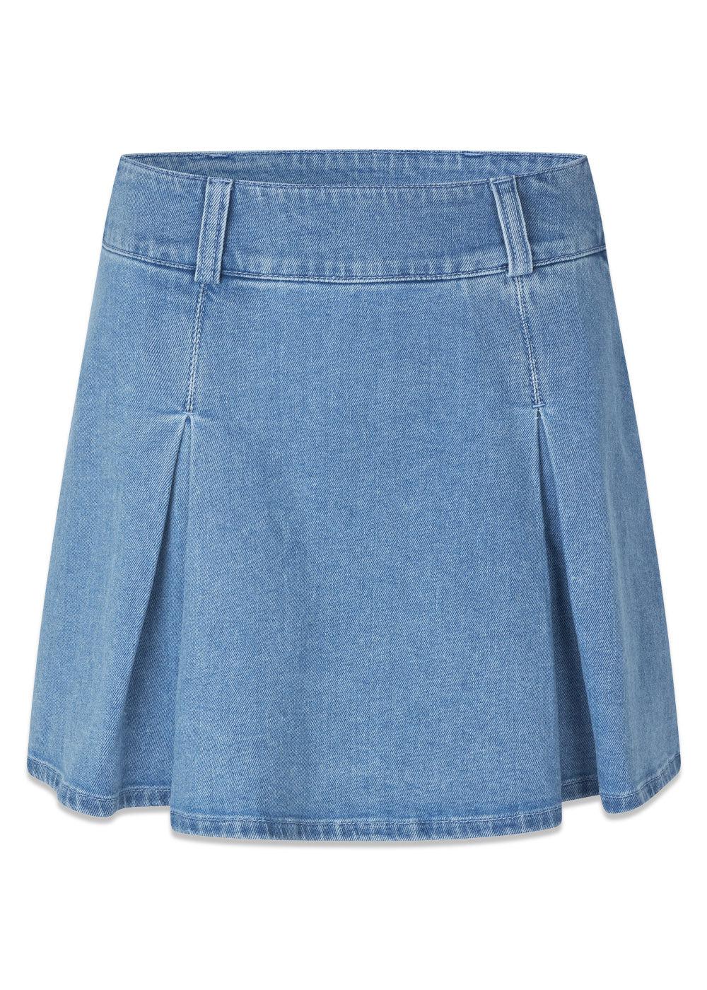 MikaMD skirt - Medium Blue-Skirts-Modström-Butler Loftet