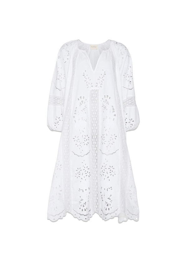 Mila Organic Cotton Dress - Ecru-Dress-Sissel Edelbo-Butler Loftet