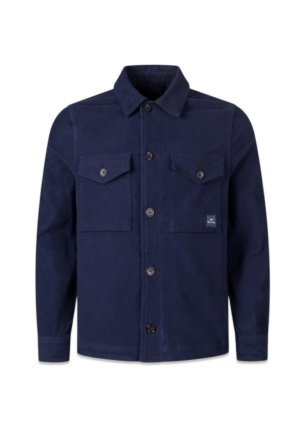 Military Overshirt Jacket - Very Dark Navy-Outerwear-Paul Smith - PS-Butler Loftet