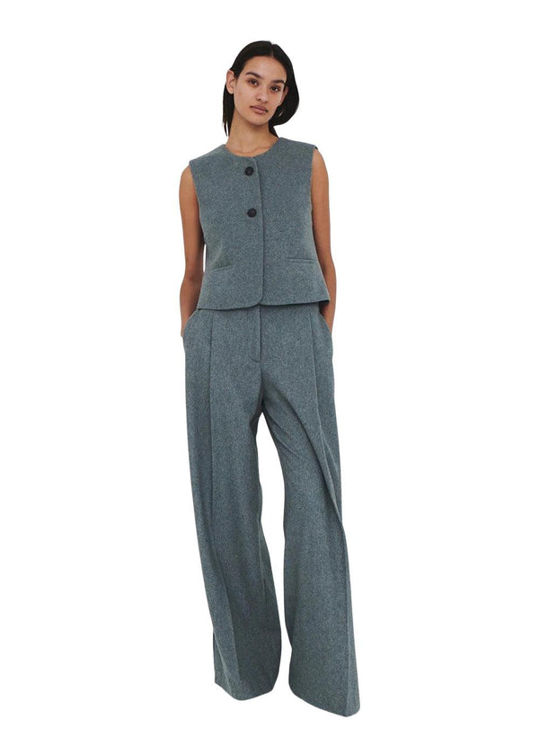 Mille Vest - Multi Grey Melange-Blazers-The Garment-Butler Loftet