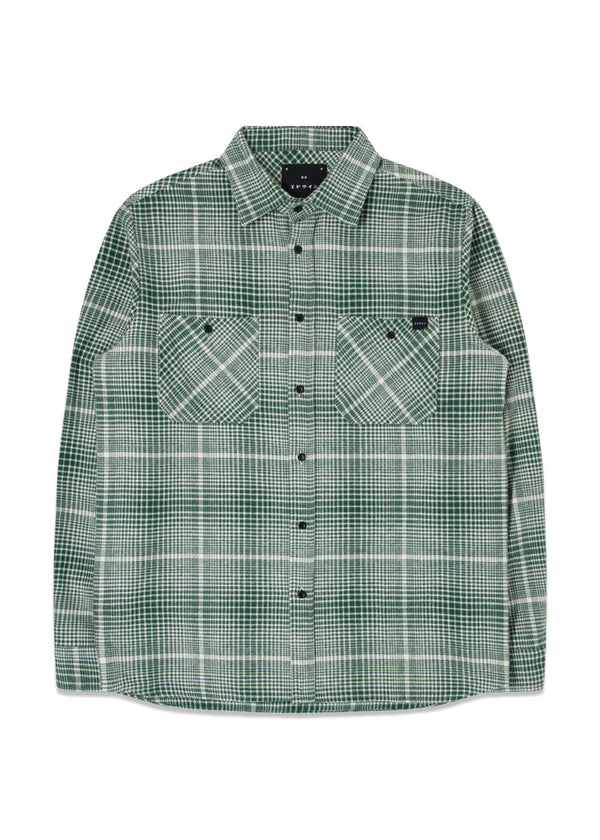 Millenium Shirt - Green/White-Shirts-Edwin-Butler Loftet